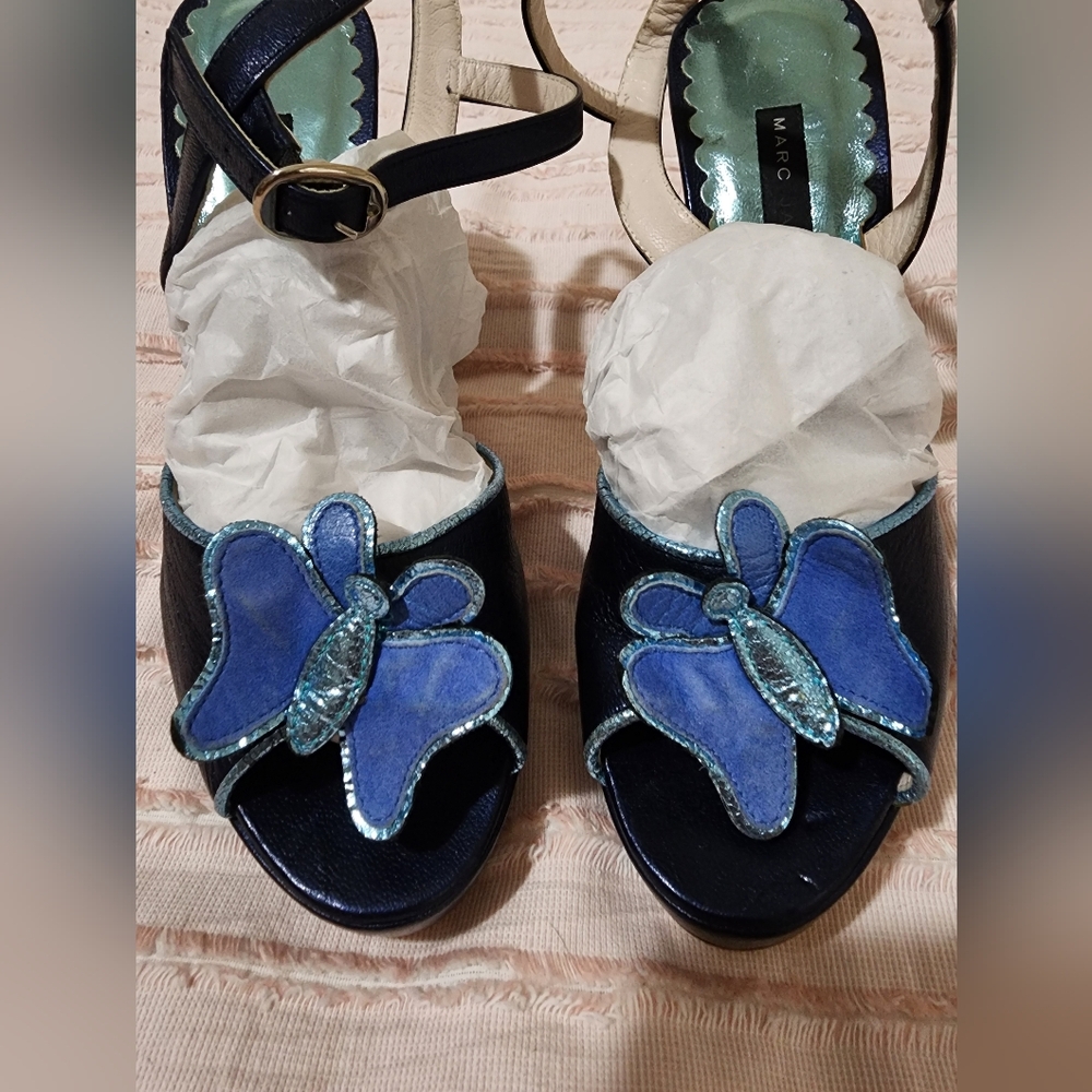 Marc JacobsLeather Printed Sandals
